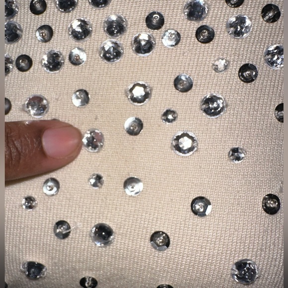 linea by louis dell'olio jeweled lightweight sweater - Picture 10 of 12